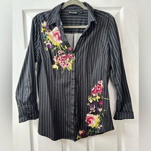 NY&CO black stretch top. Excellent condition size large